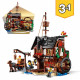 LEGO Creator 3-en-1 31109 Le Bateau Pirate, Jouet, Figurine Animaux Marins, Jouet Requin, Figurine Squelette, Enfants 9 Ans