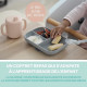 BEABA, Coffret d'apprentissage silicone + tasse - pink