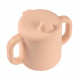 BEABA, Tasse d'apprentissage silicone pink