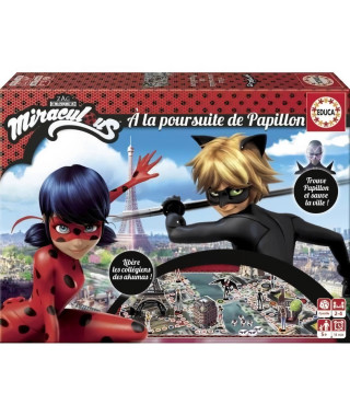 MIRACULOUS Jeu de société Ladybug : A La Poursuite De Papillon