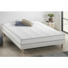 DEKO DREAM Ensemble matelas mousse mémoire de forme + sommier 140 x 190cm - Ferme - 16 cm - UNELMA