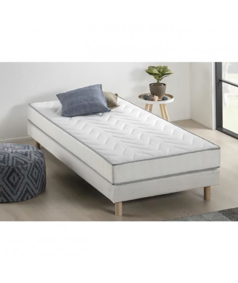 Ensemble matelas + sommier UNELMA 90 x 190 - 5 zones et mémoire de forme - 16 cm - DEKO DREAM