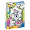 Kit de peinture par numéros - Ravensburger - Maman koala et son bébé - Format moyen - Des 9 ans