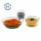 BEABA, Coffret repas verre Yellow