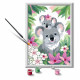 Kit de peinture par numéros - Ravensburger - Maman koala et son bébé - Format moyen - Des 9 ans