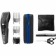 PHILIPS HC7650/15 Tondeuse Cheveux Serie 7000 - 28 hauteurs de coupe de 0,5 a 28mm - Mode Turbo - Rechargeable - Lames en acier