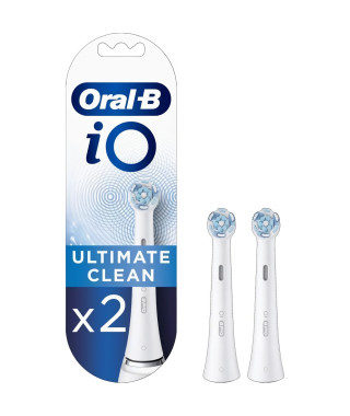 Oral-B iO Ultimate Clean - Brossettes de Rechange - Pack X2