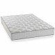 DEKO DREAM Hyvyys Ensemble Matelas ressorts + Sommier tapissier 160 x 200 - Confort équilibré - Epaisseur 23 cm - Galon gris