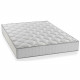 DEKO DREAM Hyvyys Ensemble Matelas ressorts + Sommier tapissier 140 x 190 cm - Confort équilibré - Epaisseur 23 cm - Galon gris