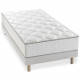 DEKO DREAM Hyvyys Ensemble matelas ressorts + sommier tapissier 90 x 190 - Epaisseur 23 cm - Confort équilibré - Galon gris