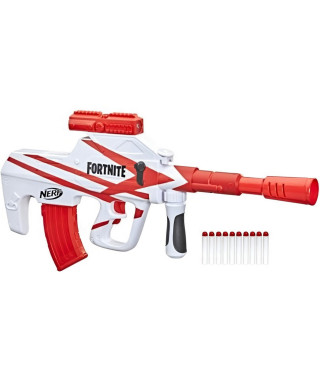 NERF - Nerf Fortnite - Blaster B-AR motorisé - Revetement Converge et 10 fléchettes Nerf Elite