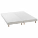 DEKO DREAM Rakenne - Sommiers tapissiers a lattes x 2 - 180 x 200 - Bois massif blanc + pieds