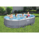 Kit Piscine hors sol tubulaire BESTWAY - Power Steel- 488 x 305 x 107 cm - Ovale (Livrée avec une échelle, une bâche, un épu…