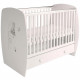 POLINI KIDS AMIS ZEN Lit NEVA 120*60 avec tiroir blanc