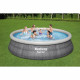 Kit Piscine hors sol autoportante BESTWAY - Fast Set - 457 x 107 cm - Ronde (Livrée avec pompe de filtration + échelle de séc…