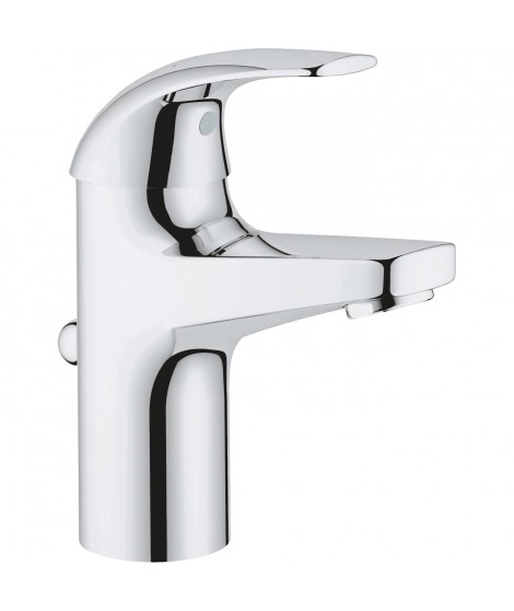 GROHE Robinet lavabo de salle de bains Start Curve, taille S, mitigeur avec tirette de vidage, mousseur a économique d'eau, 2…