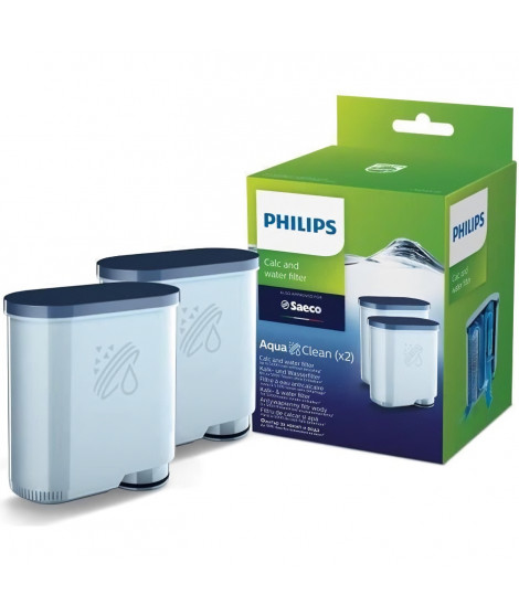 PHILIPS CA6903/22 Lot de 2 filtres a eau et a calcaire AquaClean