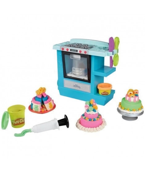 PLAY-DOH - Kitchen Creations - Le Gâteau d'anniversaire avec 5 Pots - atoxique - pour enfants - des 3 ans