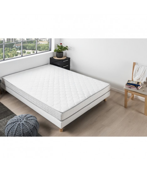 Matelas DEKODREAM KIVA 140x190 cm - Mousse - Confort ferme - Epaisseur 16 cm