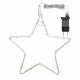 Décoration lumineuse - LOTTI - Étoile LED SMD Strip 96 - Blanc chaud