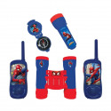 SPIDER-MAN - Kit d'aventurier - Talkie-Walkies portée 120m, jumelles, lampe torche et boussole