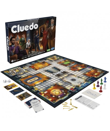 Cluedo Classic Refresh - Jeu de société de réflexion et stratégie - nouvelle version - Des 8 ans