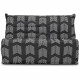 Banquette BZ COMFORT BULTEX - Tissu chevrons - Couchage 138 x 188 x 12 cm - BECCI