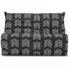 Banquette BZ COMFORT BULTEX - Tissu chevrons - Couchage 138 x 188 x 12 cm - BECCI