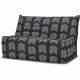 Banquette BZ COMFORT BULTEX - Tissu chevrons - Couchage 138 x 188 x 12 cm - BECCI