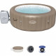 Spa gonflable BESTWAY - Lay-Z-Spa Palm Spring - 196 x 71 cm - 4/6 places - Rond (Inclus : couverture, cartouche et diffuseur)