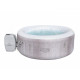 BESTWAY Spa gonflable Lay-Z-Spa Cancun Airjet rond 2 a 4 personnes, 180 x 66 cm, 120 jets d'air