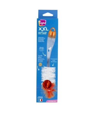 TIGEX Goupillon XXL 2 en 1 - Col large - Anti-bactérien