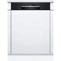 Lave-vaisselle intégrable BOSCH SMI4HTB35E SER4- 12 couverts - Induction - L60cm - Home Connect - 44 dB - Bandeau Noir