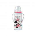 TIG Biberon d'apprentissage Minnie - Col large - 3 vitesses - 300 ml - 6 mois+