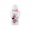 TIG Biberon d'apprentissage Minnie - Col large - 3 vitesses - 300 ml - 6 mois+