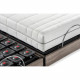 DEKO DREAM Ensemble matelas+sommier relaxation électrique ERGO 9 Dreamzone - 2x80x200 cm - Matelas ressorts ensachés