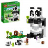 LEGO Minecraft 21245 Le Refuge Panda, Jouet de Maison, avec Figurines Animaux et Squelette