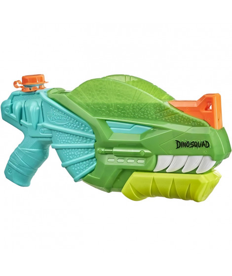 Pistolet a eau NERF Super Soaker Dino Soak a pompe - DinoSquad - Pour jeux d'eau extérieurs