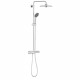 GROHE Colonne de douche robinet thermostatique Vitalio Joy 260, 50% d'économie d'eau et d'énergie, douchette 3 jets, 26403001