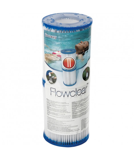 Cartouche de filtre pour pompe de piscine Bestway type II