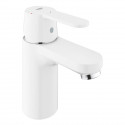 Mitigeur monocommande Lavabo GROHE Get Blanc - Taille S - Corps lisse - Bonde clic clac