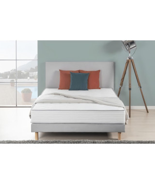 DEKO DREAM - Matelas Latex 140x190 - 18cm d'épaisseur Pure