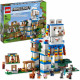 LEGO 21188 Minecraft Le Village Lama, Jouet de Maison, avec Figurines Animaux, Mobs Minecraft et Épée, Cadeau Enfants 9 Ans