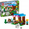 LEGO 21184 Minecraft La Boulangerie, Jouet de Village, Figurines de Creeper, Épée et Animal, Cadeau Anniversaire des 8 ans