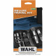 Tondeuse de précision Kit de voyage - WAHL - Travel Kit Deluxe - avec rasoir pour la barbe - Coupe-poils pour le nez et les o…