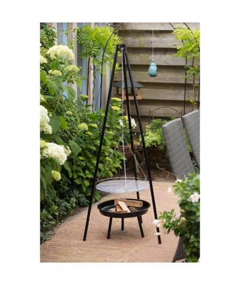 Grill Tripod avec Brasero et grille de cuisson