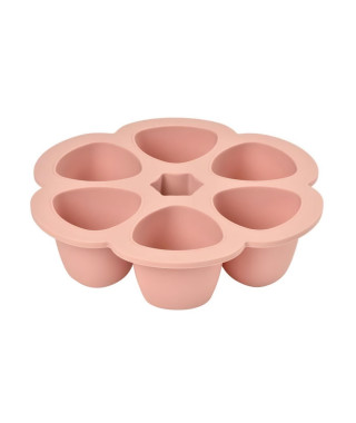 BEABA Multiportions en silicone de qualité premium, résistance thermique, couvercle hermétique, Fabriqué en Italie, 6x150 ml …