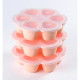 BEABA Multiportions en silicone de qualité premium, résistance thermique, couvercle hermétique, Fabriqué en Italie, 6x150 ml …