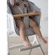BEABA Chaise haute bébé Up&Down Gris/Blanc