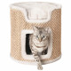 TRIXIE Tour Ria bois et sisal - H37 cm - Gris clair - Pour chat